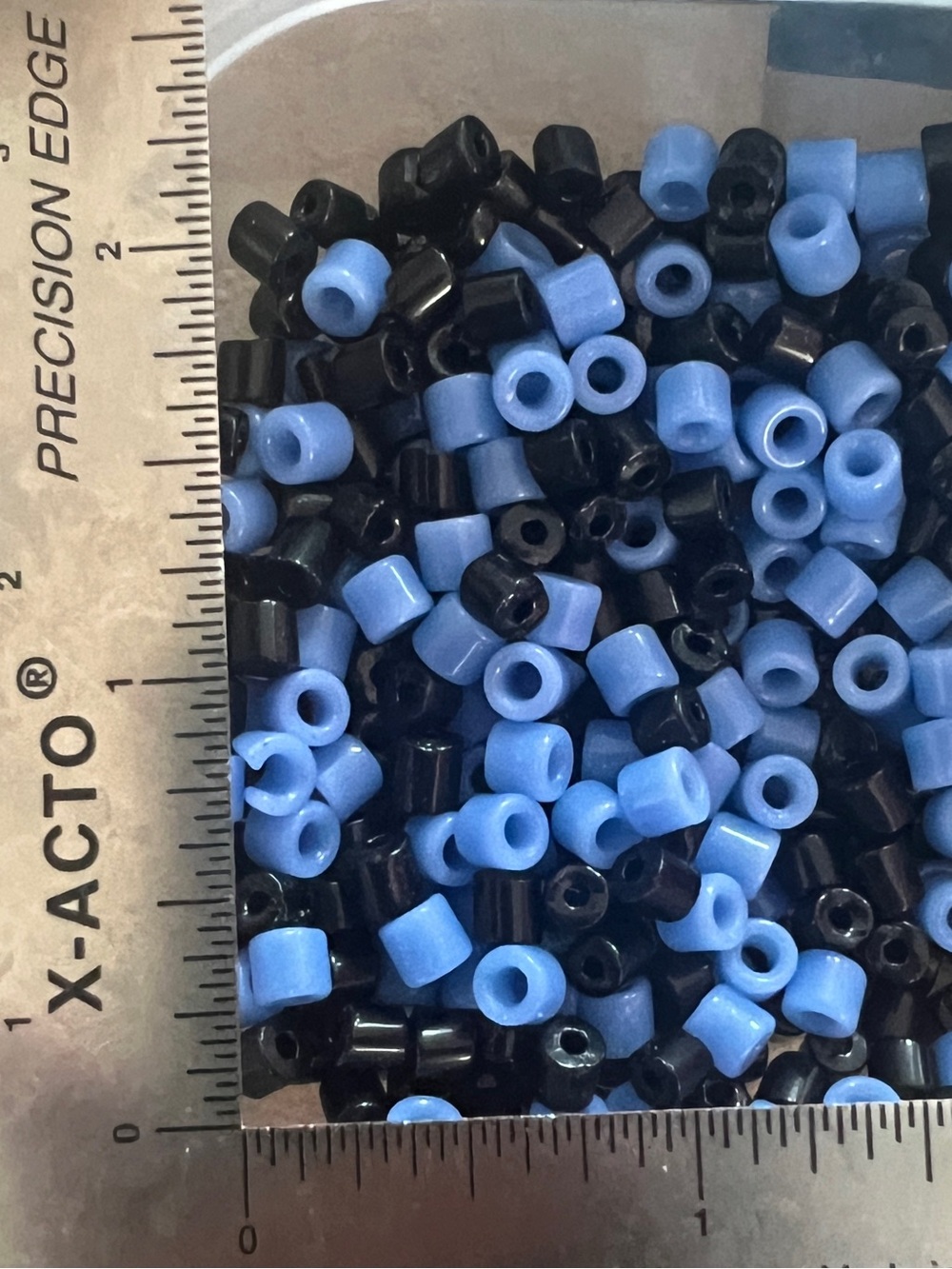 Vintage BEADS Native American Crow Glass Beads South Dakota